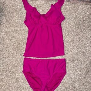 Magenta DKNY 2 Piece Swimsuit